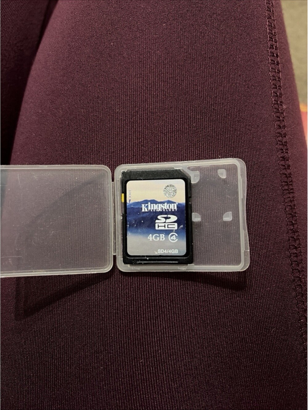 Kingston 4GB SDHC Class 4 Memory Card With Case